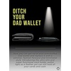 image:imageFunky Junque Mens Minimal Leather Wallet Slim RFID Blocking Card and ID Case Holder with Front ID Window BlackCamel