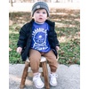 image:imageFunky Junque Mommy amp Me Beanie Set  Matching Knit Winter Hats for Baby Toddler Kids amp Moms Cute Family Beanies BundleAdult  Toddler  Infant  Heather Grey  Ribbed 3pk