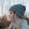 image:imageFunky Junque Mommy amp Me Beanie Set  Matching Knit Winter Hats for Baby Toddler Kids amp Moms Cute Family Beanies BundleAdult  Toddler  Infant  Heather Grey  Ribbed 3pk