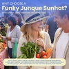 image:imageFunky Junque Panama Sun Hat Wide Brim Packable Straw Beach Cap  Natural straw Panama hat with wide packable brim for beaches pools vacations travel amp beachwearAloha Beaches