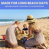 image:imageFunky Junque Panama Sun Hat Wide Brim Packable Straw Beach Cap  Natural straw Panama hat with wide packable brim for beaches pools vacations travel amp beachwearAlways on Vacay