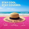 image:imageFunky Junque Panama Sun Hat Wide Brim Packable Straw Beach Cap  Natural straw Panama hat with wide packable brim for beaches pools vacations travel amp beachwearAlways on Vacay