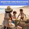 image:imageFunky Junque Panama Sun Hat Wide Brim Packable Straw Beach Cap  Natural straw Panama hat with wide packable brim for beaches pools vacations travel amp beachwear1 Hello Sunshine