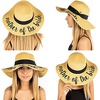 image:imageFunky Junque Panama Sun Hat Wide Brim Packable Straw Beach Cap  Natural straw Panama hat with wide packable brim for beaches pools vacations travel amp beachwearA Mother of the Bride