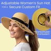 image:imageFunky Junque Paper Straw Sun Hat Packable Wide Brim Ponytail Hole  Lightweight paper sun hat with ponytail slot for the beach pool music festivals gardening amp boating1 Bride  5 Bride Tribe
