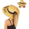image:imageFunky Junque Paper Straw Sun Hat Packable Wide Brim Ponytail Hole  Lightweight paper sun hat with ponytail slot for the beach pool music festivals gardening amp boatingResting Beach Face