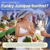 image:imageFunky Junque Paper Straw Sun Hat Packable Wide Brim Ponytail Hole  Lightweight paper sun hat with ponytail slot for the beach pool music festivals gardening amp boating3 Bride Tribe
