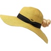 image:imageFunky Junque Paper Straw Sun Hat Packable Wide Brim Ponytail Hole  Lightweight paper sun hat with ponytail slot for the beach pool music festivals gardening amp boatingNatural