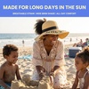 image:imageFunky Junque Paper Straw Sun Hat Packable Wide Brim Ponytail Hole  Lightweight paper sun hat with ponytail slot for the beach pool music festivals gardening amp boatingHello Sunshine