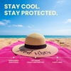 image:imageFunky Junque Paper Straw Sun Hat Packable Wide Brim Ponytail Hole  Lightweight paper sun hat with ponytail slot for the beach pool music festivals gardening amp boatingGood Vibes