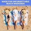 image:imageFunky Junque Paper Straw Sun Hat Packable Wide Brim Ponytail Hole  Lightweight paper sun hat with ponytail slot for the beach pool music festivals gardening amp boating1 Bride  6 Bride Tribe