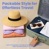 image:imageFunky Junque Paper Straw Sun Hat Packable Wide Brim Ponytail Hole  Lightweight paper sun hat with ponytail slot for the beach pool music festivals gardening amp boatingNatural