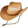 image:imageFunky Junque Raffia Cowgirl Hats for Women Western Sun Hat  Breathable woven raffia with an adjustable fit for beach days country concerts vacations rodeos amp festivalsBraided Rope