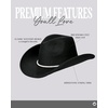 image:imageFunky Junque Rhinestone Cowboy Hat  Lightweight Sparkly Cowgirl Hat with Sun Protection Western Wear for WomenBlack Felt W Rhinestone String