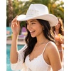 image:imageFunky Junque Rhinestone Cowboy Hat  Lightweight Sparkly Cowgirl Hat with Sun Protection Western Wear for WomenFelt W Pearl Bride