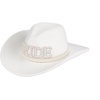 image:imageFunky Junque Rhinestone Cowboy Hat  Lightweight Sparkly Cowgirl Hat with Sun Protection Western Wear for WomenFelt W Pearl Bride