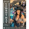 image:imageFunky Junque Rhinestone Cowboy Hat  Lightweight Sparkly Cowgirl Hat with Sun Protection Western Wear for WomenFelt W Turquoise Chainlink Trim  Black