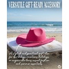 image:imageFunky Junque Rhinestone Cowboy Hat  Lightweight Sparkly Cowgirl Hat with Sun Protection Western Wear for WomenHot Pink Felt W Rhinestone String