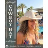 image:imageFunky Junque Rhinestone Cowboy Hat  Lightweight Sparkly Cowgirl Hat with Sun Protection Western Wear for WomenOatmeal Felt W Rhinestone String