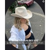 image:imageFunky Junque Rhinestone Cowboy Hat  Lightweight Sparkly Cowgirl Hat with Sun Protection Western Wear for WomenOatmeal Felt W Rhinestone String
