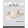 image:imageFunky Junque Rhinestone Cowboy Hat  Lightweight Sparkly Cowgirl Hat with Sun Protection Western Wear for WomenOatmeal Felt W Rhinestone String