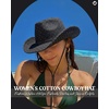 image:imageFunky Junque Rhinestone Cowgirl Hat for Women  Sparkling rhinestones adjustable chin strap and breathable comfort for concerts festivals rodeos amp vacationsRhinestone W Chin Strap  Black