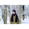 image:imageFunky Junque Scarf and Hat Set for Men and Women Ribbed Knit and Waffle Knit Warm AllSeason Winter AccessoriesRibbed Knit  Navy Blue