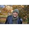 image:imageFunky Junque Scarf and Hat Set for Men and Women Ribbed Knit and Waffle Knit Warm AllSeason Winter AccessoriesRibbed Knit  Olive