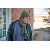 image:imageFunky Junque Scarf and Hat Set for Men and Women Ribbed Knit and Waffle Knit Warm AllSeason Winter AccessoriesRibbed Knit  Olive