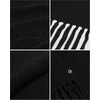 image:imageFunky Junque Scarf and Hat Set for Men and Women Ribbed Knit and Waffle Knit Warm AllSeason Winter AccessoriesWaffle Knit  Black