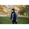 image:imageFunky Junque Scarf and Hat Set for Men and Women Ribbed Knit and Waffle Knit Warm AllSeason Winter AccessoriesWaffle Knit  Black