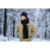image:imageFunky Junque Scarf and Hat Set for Men and Women Ribbed Knit and Waffle Knit Warm AllSeason Winter AccessoriesWaffle Knit  Black