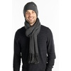 image:imageFunky Junque Scarf and Hat Set for Men and Women Ribbed Knit and Waffle Knit Warm AllSeason Winter AccessoriesWaffle Knit  Charcoal