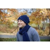 image:imageFunky Junque Scarf and Hat Set for Men and Women Ribbed Knit and Waffle Knit Warm AllSeason Winter AccessoriesWaffle Knit  Navy Blue