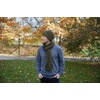 image:imageFunky Junque Scarf and Hat Set for Men and Women Ribbed Knit and Waffle Knit Warm AllSeason Winter AccessoriesWaffle Knit  Olive