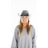 image:imageFunky Junque Sequin Cowgirl Hat for Women  Lightweight Sparkly Cowboy Hat with Sun Protection Concerts Festivals and Western for WomenHeather Grey