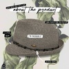image:imageFunky Junque Short Brim Fedora Packable Sun Hat for Women  Adjustable Fedora sun hat with UPF 50 drawstring for vacations beaches festivals brunch amp garden partiesBlack Multi W Beaded Ropes