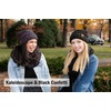 image:imageFunky Junque Slouchy Beanie amp Infinity Scarf Gift Set  Matching Winter Accessories Sets for Women Oversized Hat and ScarvesBlack Confetti