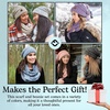 image:imageFunky Junque Slouchy Beanie amp Infinity Scarf Gift Set  Matching Winter Accessories Sets for Women Oversized Hat and ScarvesBurgundy
