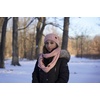 image:imageFunky Junque Slouchy Beanie amp Infinity Scarf Gift Set  Matching Winter Accessories Sets for Women Oversized Hat and ScarvesIndi Pink
