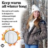 image:imageFunky Junque Slouchy Beanie amp Infinity Scarf Gift Set  Matching Winter Accessories Sets for Women Oversized Hat and ScarvesIvory