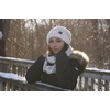 image:imageFunky Junque Slouchy Beanie amp Infinity Scarf Gift Set  Matching Winter Accessories Sets for Women Oversized Hat and ScarvesIvory Confetti