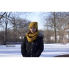 image:imageFunky Junque Slouchy Beanie amp Infinity Scarf Gift Set  Matching Winter Accessories Sets for Women Oversized Hat and ScarvesMustard