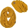 image:imageFunky Junque Slouchy Beanie amp Infinity Scarf Gift Set  Matching Winter Accessories Sets for Women Oversized Hat and ScarvesMustard
