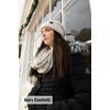 image:imageFunky Junque Slouchy Beanie amp Infinity Scarf Gift Set  Matching Winter Accessories Sets for Women Oversized Hat and ScarvesOlive