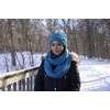 image:imageFunky Junque Slouchy Beanie amp Infinity Scarf Gift Set  Matching Winter Accessories Sets for Women Oversized Hat and ScarvesTeal