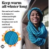 image:imageFunky Junque Slouchy Beanie amp Infinity Scarf Gift Set  Matching Winter Accessories Sets for Women Oversized Hat and ScarvesTeal