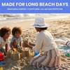 image:imageFunky Junque Sun Hats for Women Wide Brim Straw Panama Fedora Hat UPF 50 Packable Beach Hat for Summer amp VacationOpen Weave  White