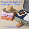 image:imageFunky Junque Sun Hats for Women Wide Brim UPF 50 Packable Fedora Beach Summer Travel HatFrayed Edge  Natural