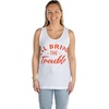 image:imageFunky Junque Tank Top for Women Summer Casual Bachelorette Party Bridal Funny Beach Vacation Bach Shirt CamiIll Bring the Trouble
